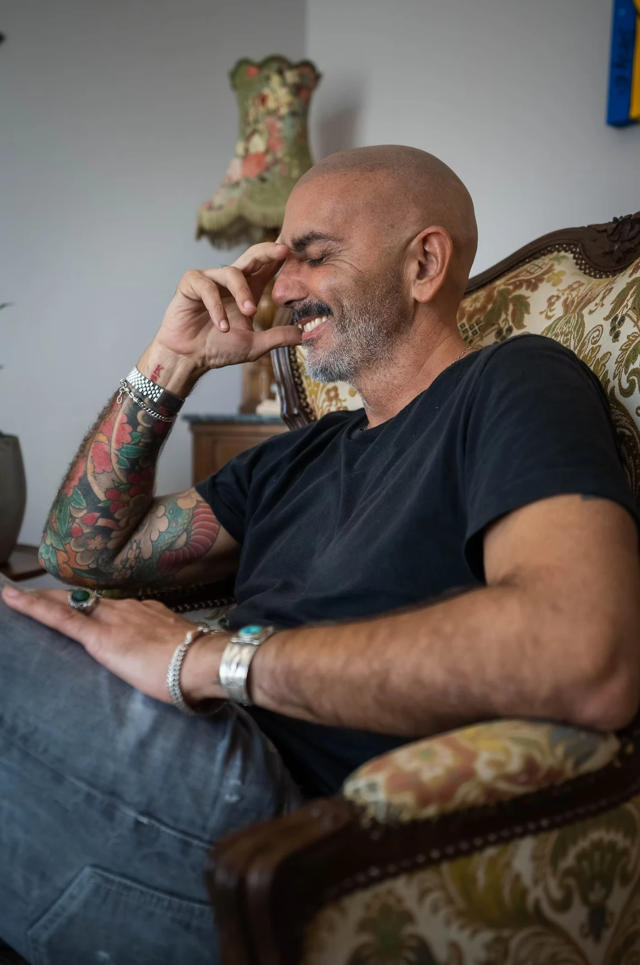 Amedeo Basso nello studio